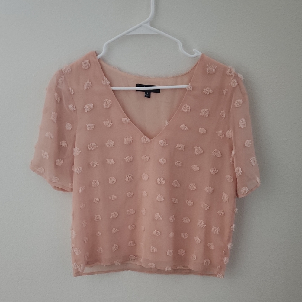 Lulus Elegant Pink Floral Women's Top